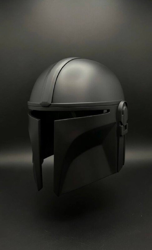 Casco estilo mandaloriano