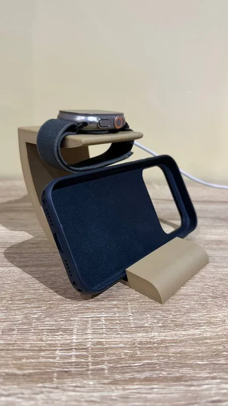 Soporte 3 en 1 móvil + smartwatch